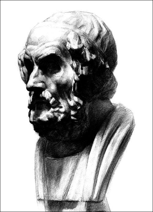 com网站老师原创--素描石膏像