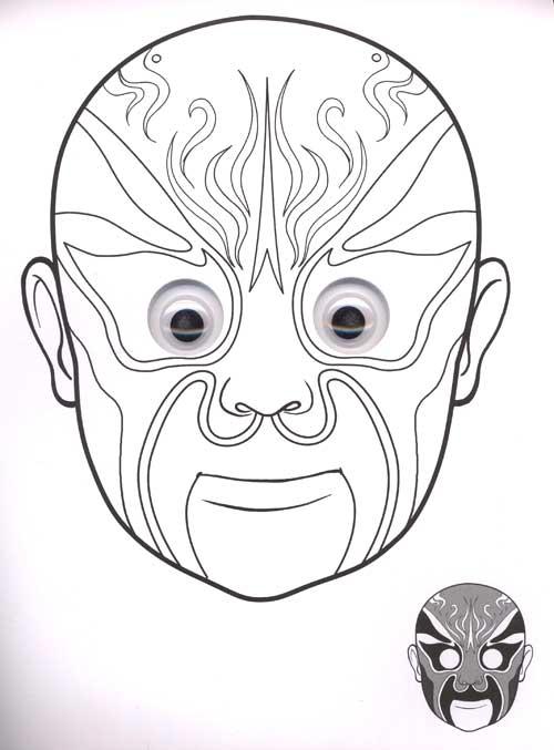儿童人物脸谱简笔画_简笔画网图片