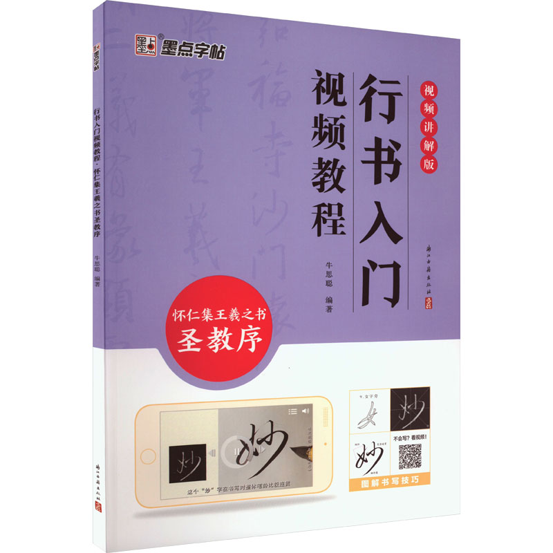  行书入门视频教程 怀仁集王羲之书圣教序 视频讲解版 