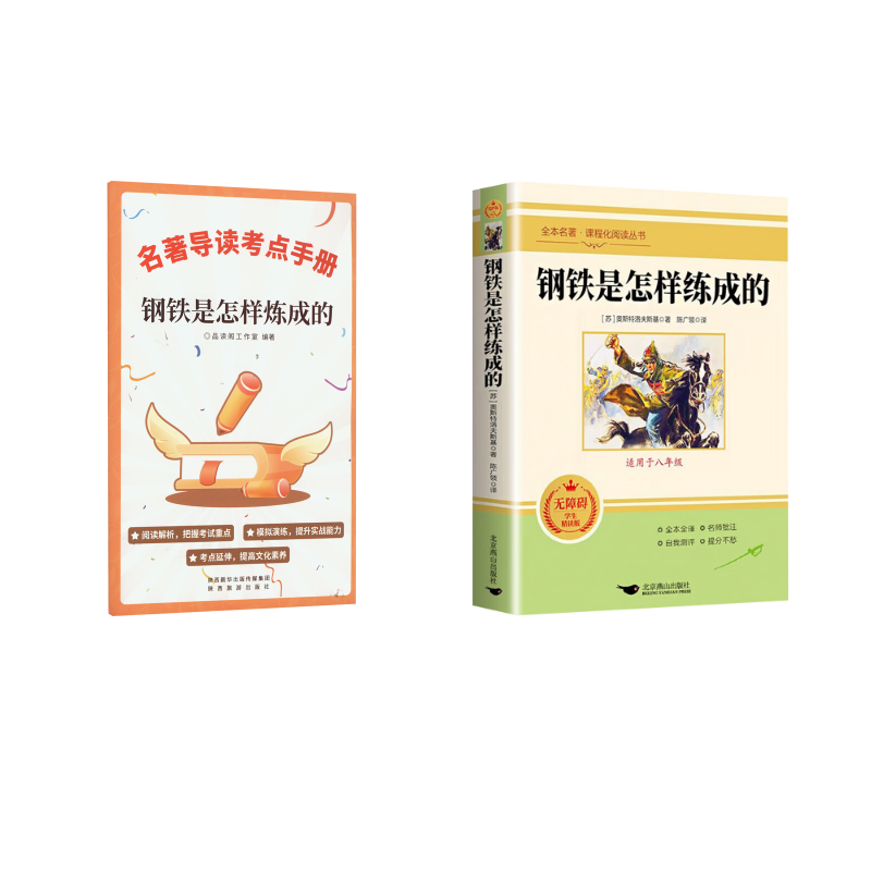  钢铁是怎样炼成的 无障碍学生精读版+导读手册 