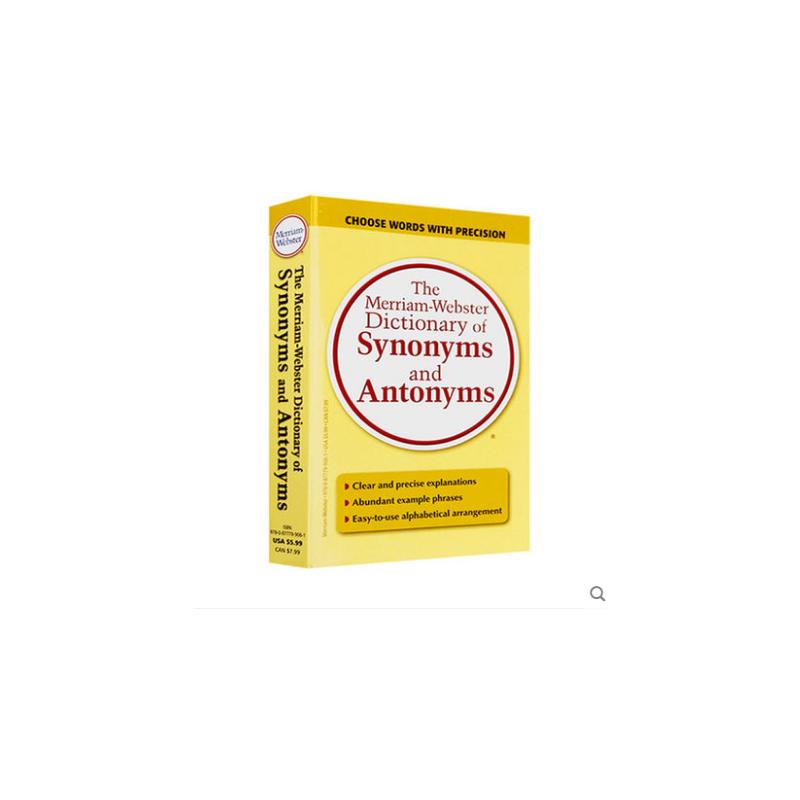  【预售】Dictionary of Synonyms and Antonyms 麦林韦氏同义词反义词典 